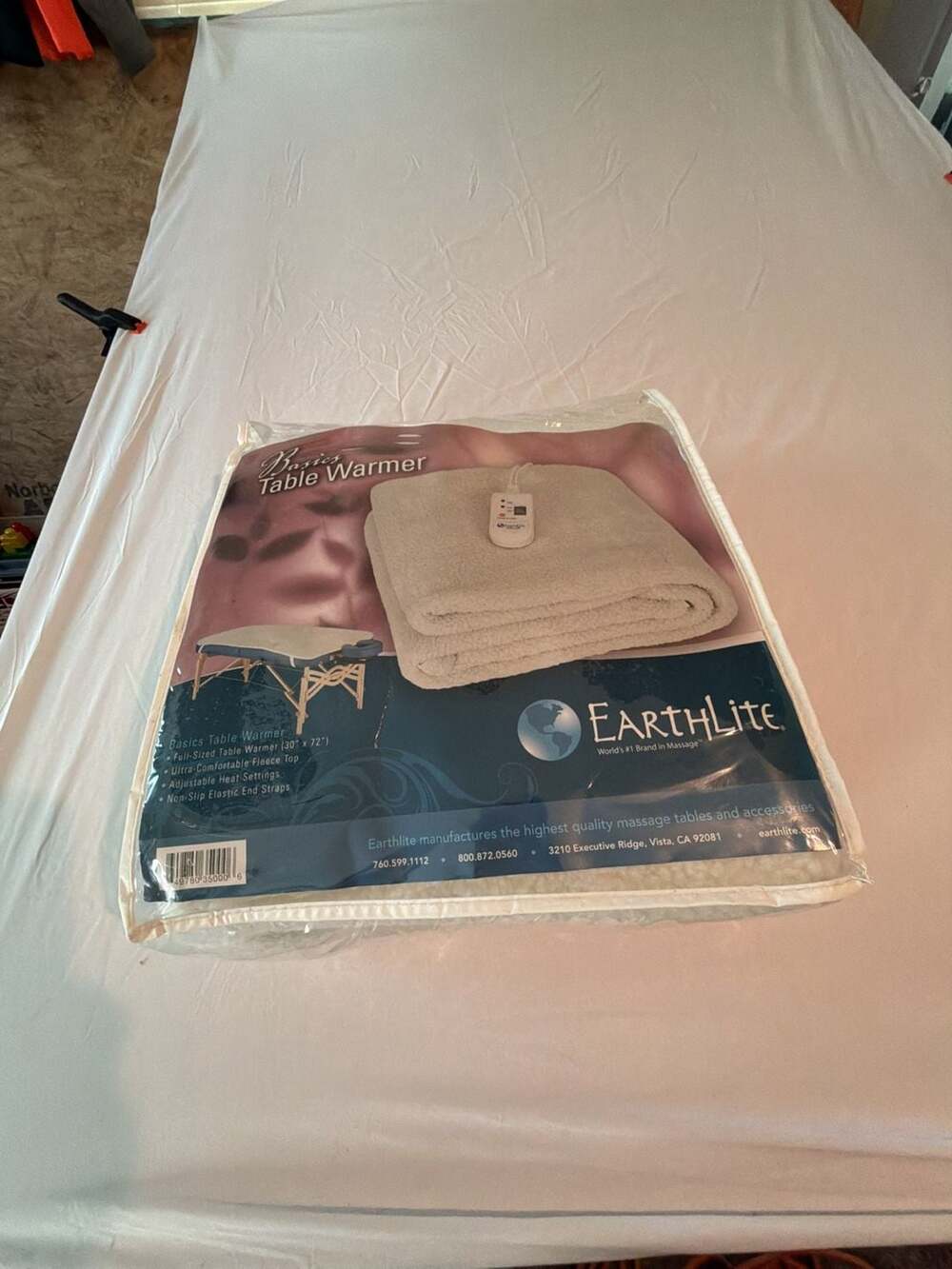 Earthlite Basics Massage Table Warmer with Fleece Top #2 not a double listing.